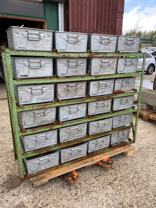 Industrial Totepan 6 tier storage unit for 24 pans