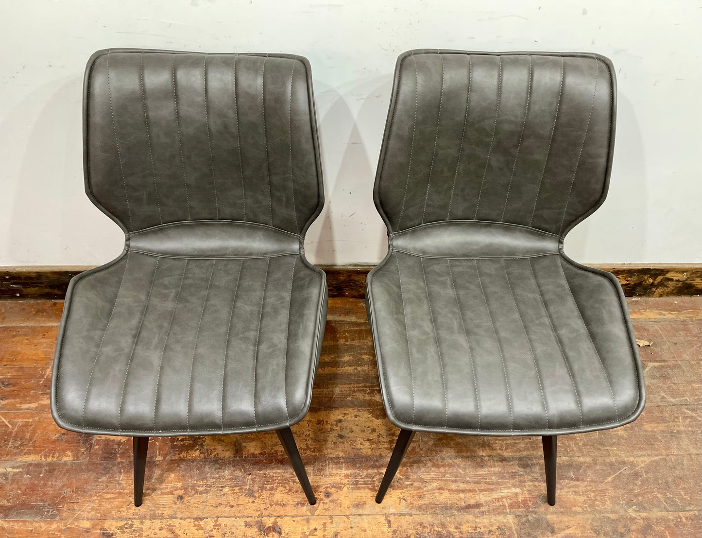 2 Alpha Grey Dining Chairs