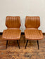 2 Alpha Tan Dining Chairs