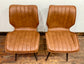 2 Alpha Tan Dining Chairs