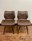 2 Alpha Chestnut Dining Chairs