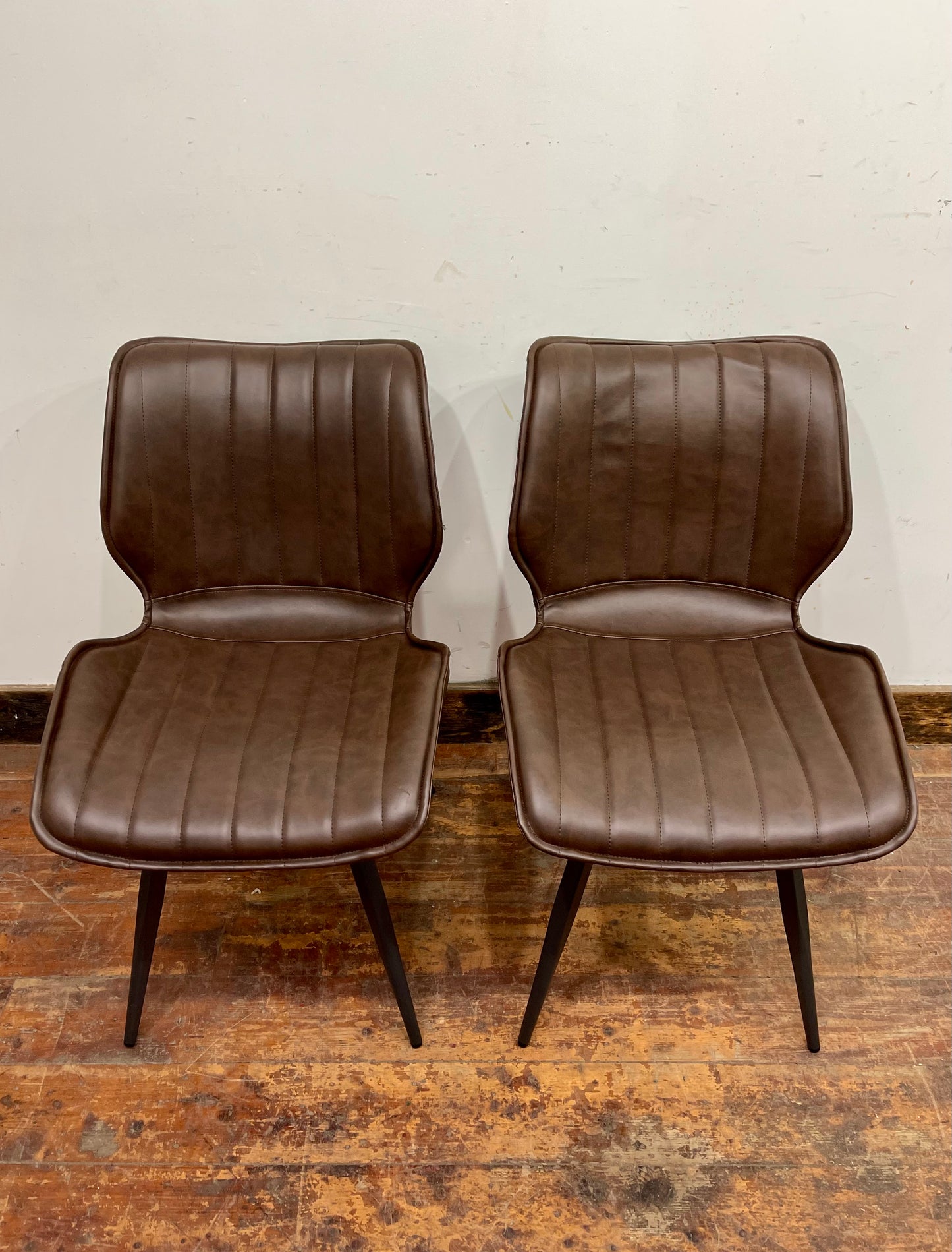 2 Alpha Chestnut Dining Chairs
