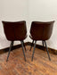 2 Alpha Chestnut Dining Chairs