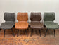 2 Alpha Tan Dining Chairs