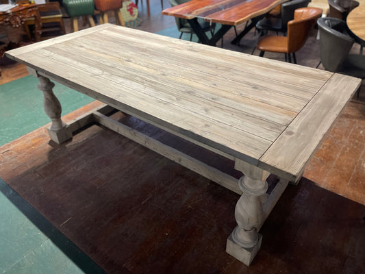 Large 8-seater rustic dining table ex-display