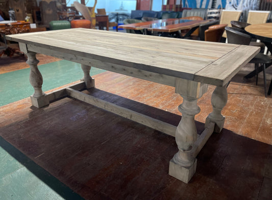 Large 8-seater rustic dining table ex-display