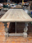 Large 8-seater rustic dining table ex-display