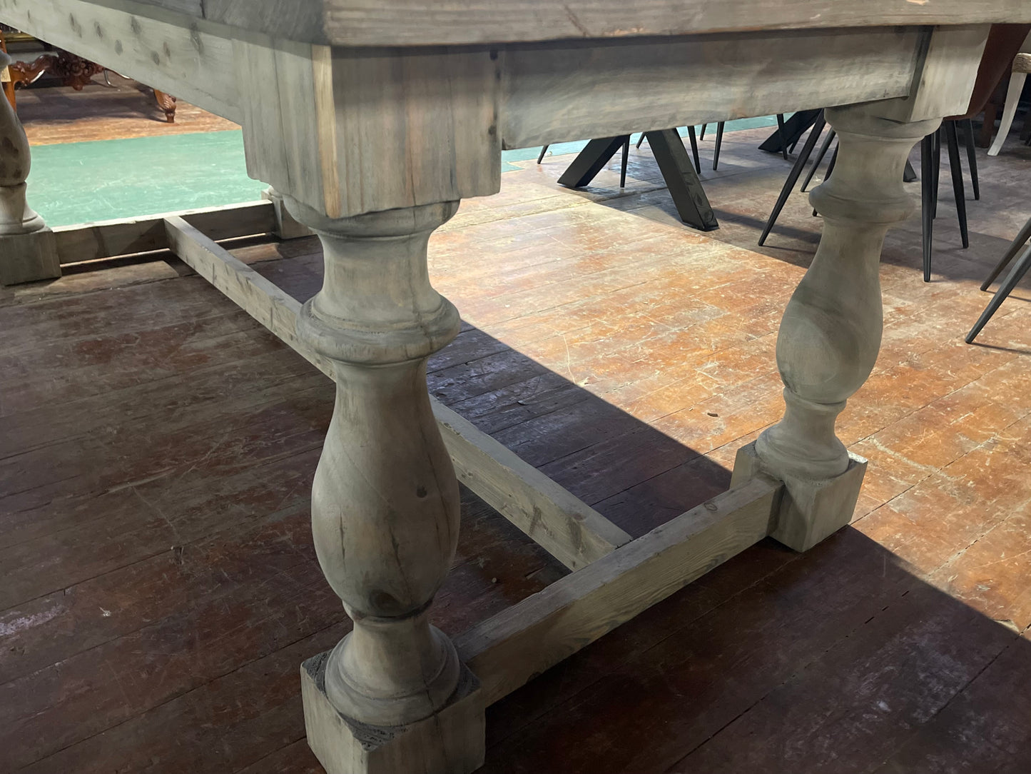 Large 8-seater rustic dining table ex-display