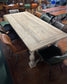 Large 8-seater rustic dining table ex-display