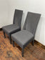 Pair of grey Lloyd Loom Monaco chairs