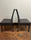 Pair of grey Lloyd Loom Monaco chairs