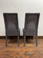 Pair of grey Lloyd Loom Monaco chairs