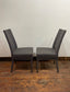 Pair of grey Lloyd Loom Monaco chairs