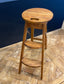 Mango wood stepladder bar stool