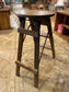 Mango wood stepladder bar stool