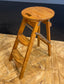 Mango wood stepladder bar stool