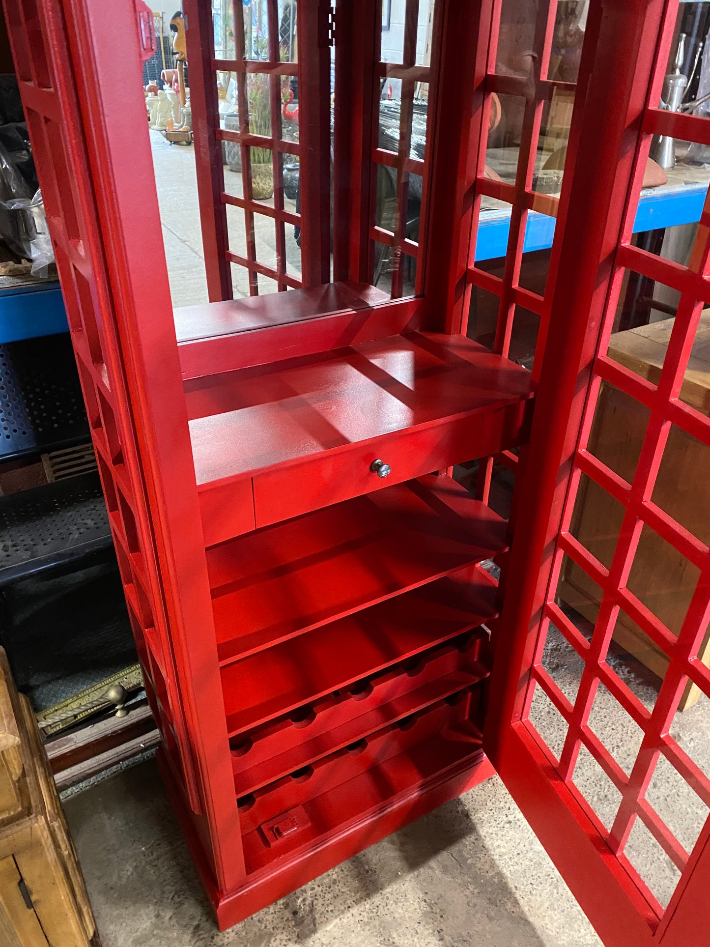 Telephone Box Bar Unit
