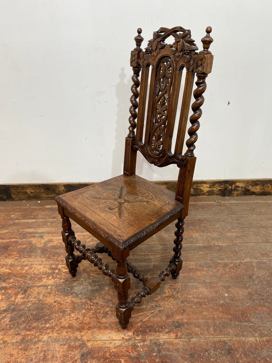 Ornate High Back Chair
