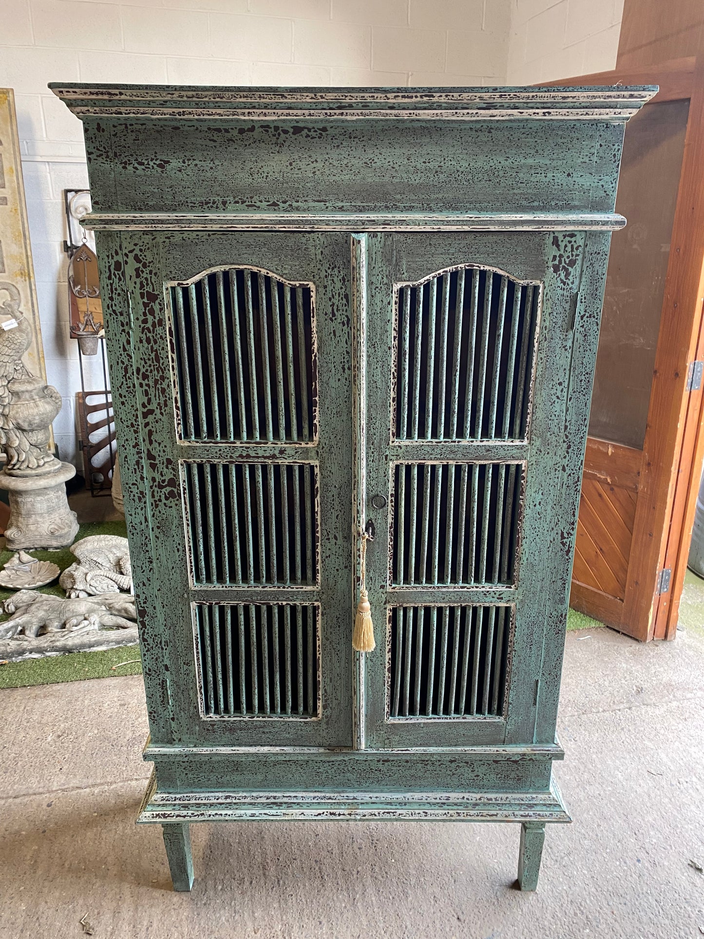 French Distressed Cabinet