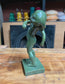 Vintage jade green-glazed figure by Kai Nielsen