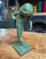 Vintage jade green-glazed figure by Kai Nielsen