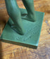 Vintage jade green-glazed figure by Kai Nielsen