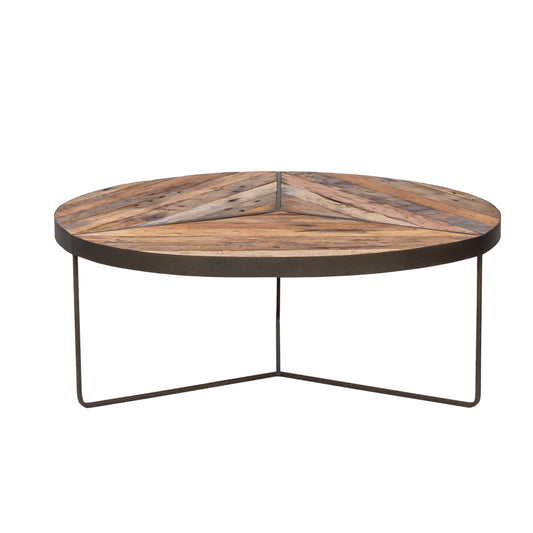 Kleo Large Reclaimed Boat Wood Coffee Table