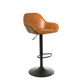 2 tan Chevy bar stools