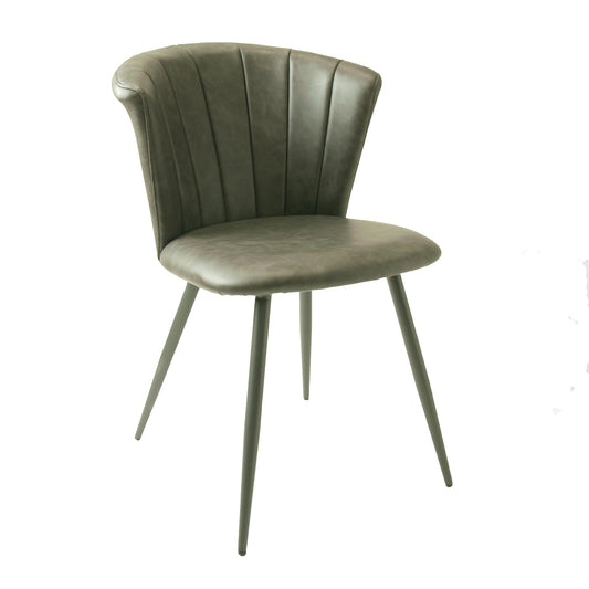 Pair of Grey Shelby Dining Chairs