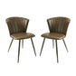 Pair of Chestnut Brown Shelby Dining Chairs