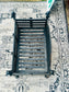 Handmade Black Metal Fire Basket Wrought Iron Open Fireplace Grate Hearth