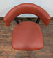 Set of 4 mixed colour faux-leather chairs for cafe / pub / restaurant