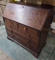 Vintage Repro Oak Writing Bureau with Fold Down Writing Surface
