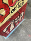 Share Hand Painted Sideboard Storage Trunk Chest Retro Bar Coffee Drinks Decorative
