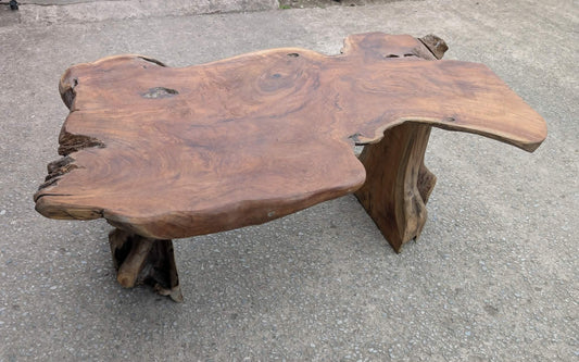 Medium Root Wood Coffee Table / Live Edge