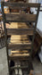 Rustic Wooden Slat Wine Rack / Storage