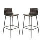 Pair of grey Barracuda bar stools