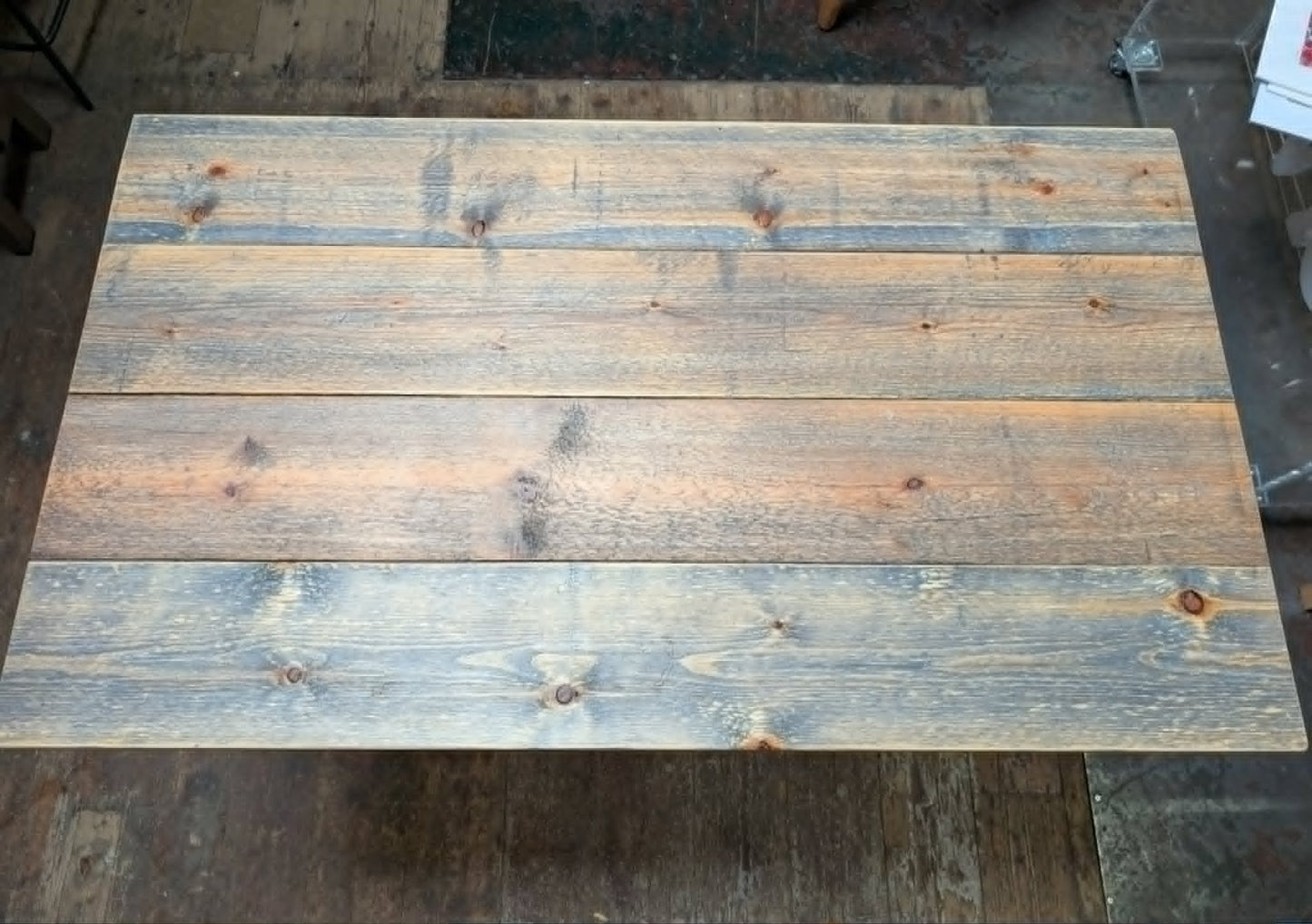 Rectangular pub poseur table