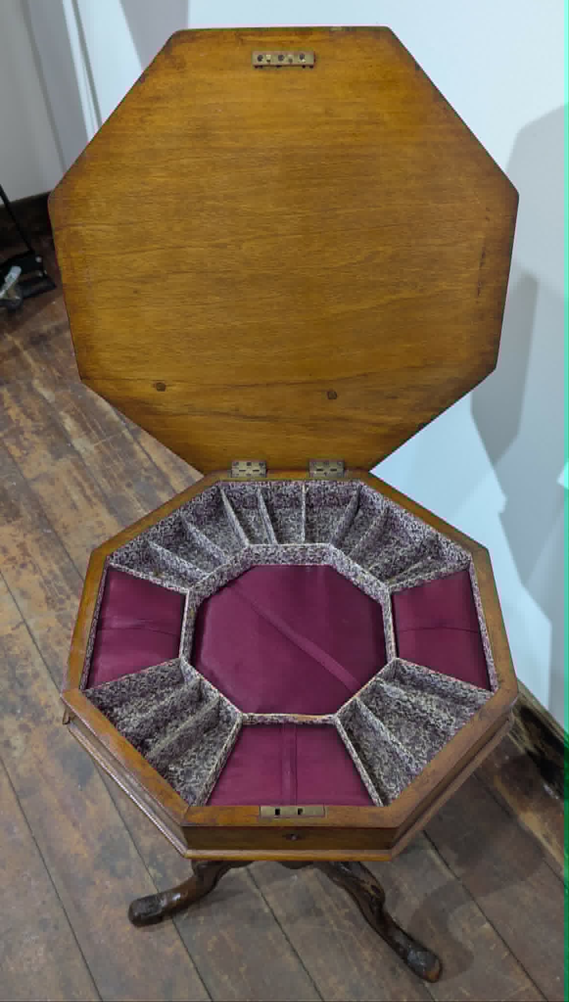 Vintage Side Table / Jewelery and Hobby Storage