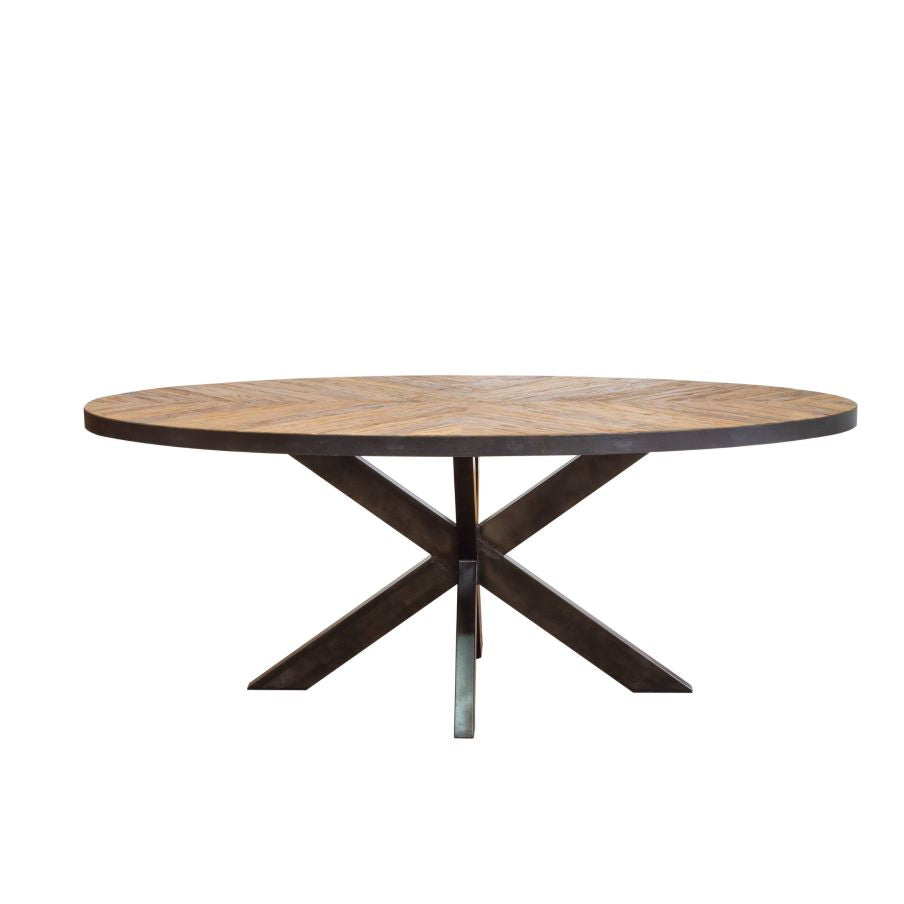 Oban oval dining table