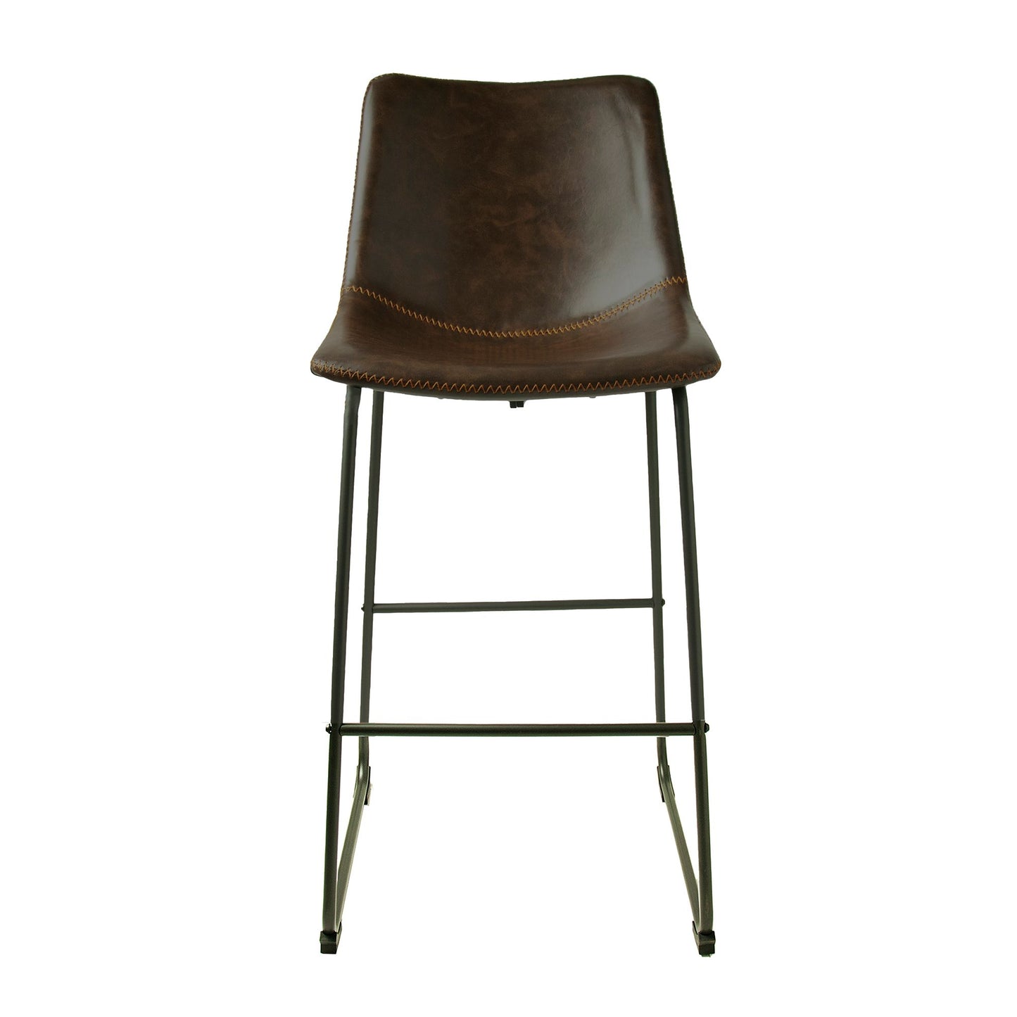 Pair of Cooper chestnut bar stools
