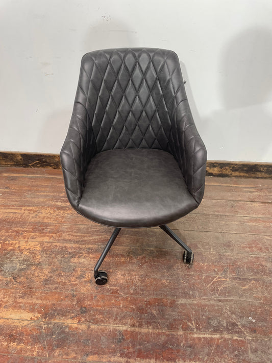 Vegan leather office chair