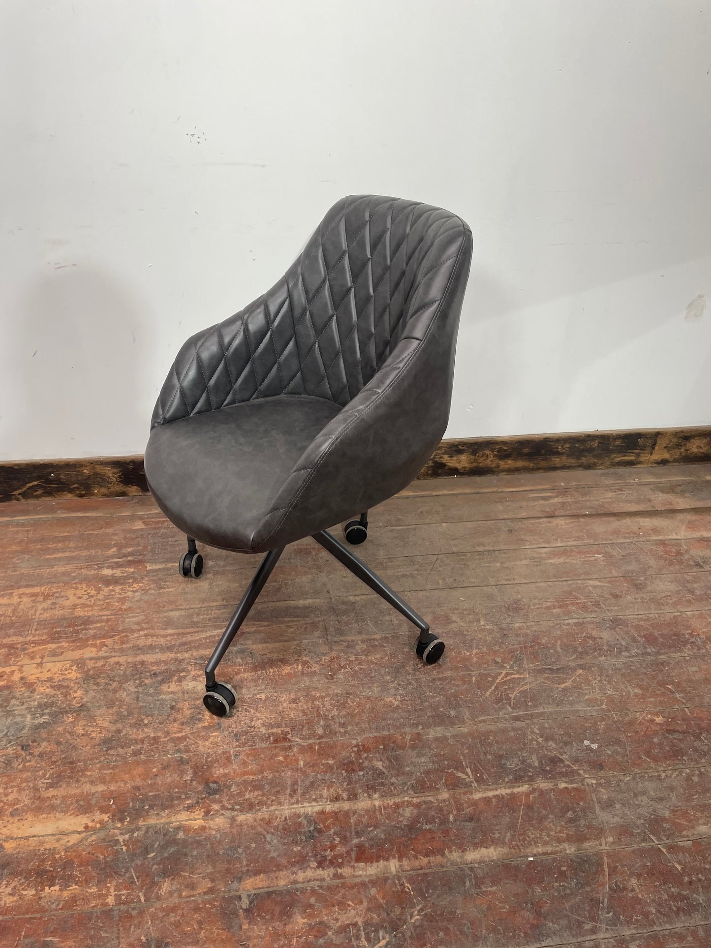 Vegan leather office chair