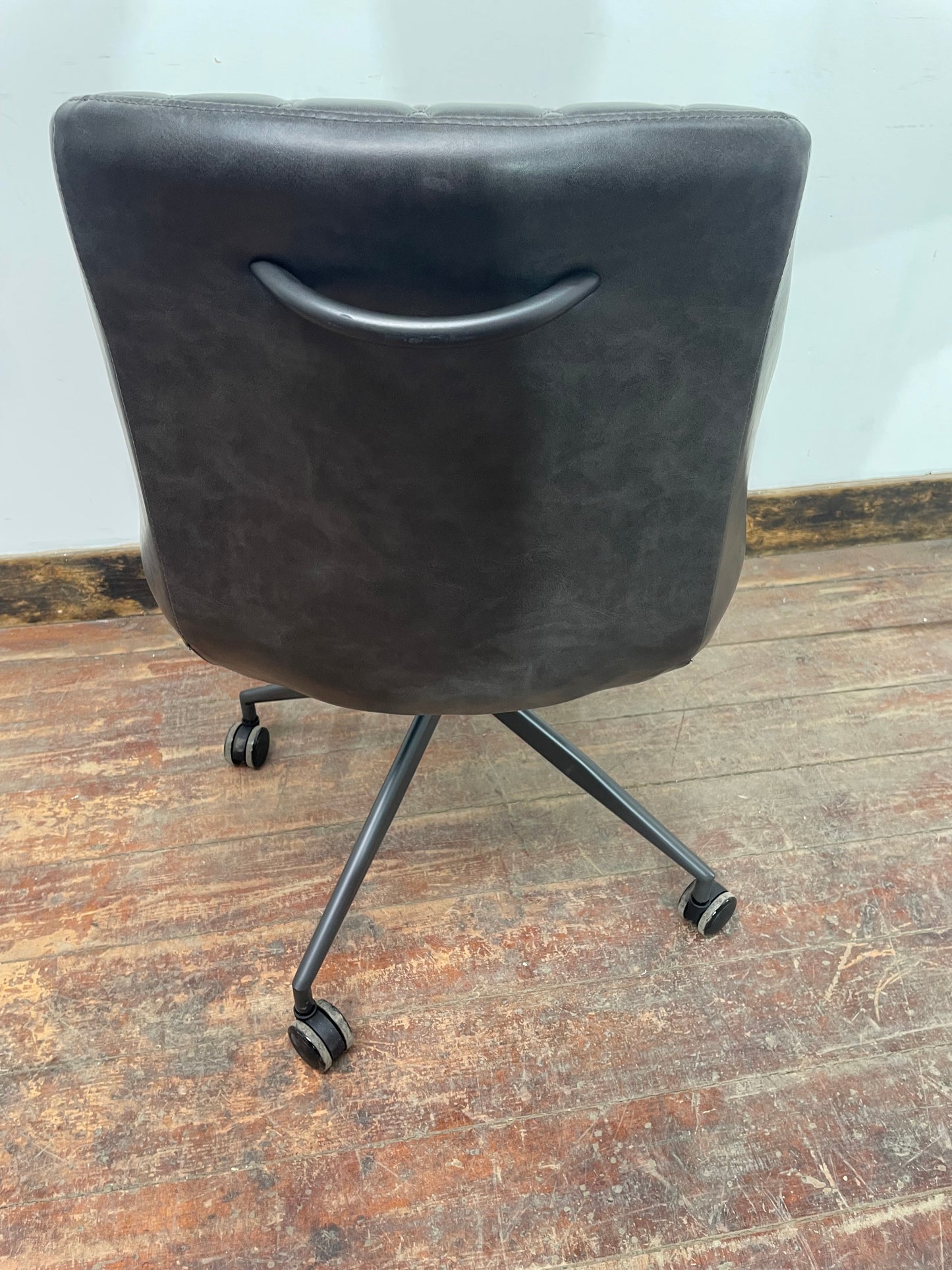 Vegan leather office chair