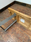 SOLID OAK BENCH METAL BASE (NEW)