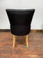 PAIR OF BLACK DINING CHAIRS (NEW)