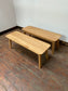 PAIR OF SOLID OAK BENCHES (NEW)