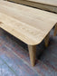 PAIR OF SOLID OAK BENCHES (NEW)