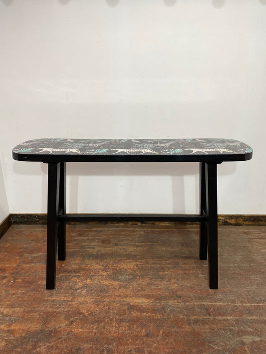 Bluebone Jungle print poseur table
